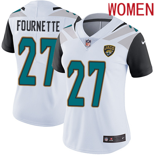 2019 Women Jacksonville Jaguars 27 Fournette white Nike Vapor Untouchable Limited NFL Jersey